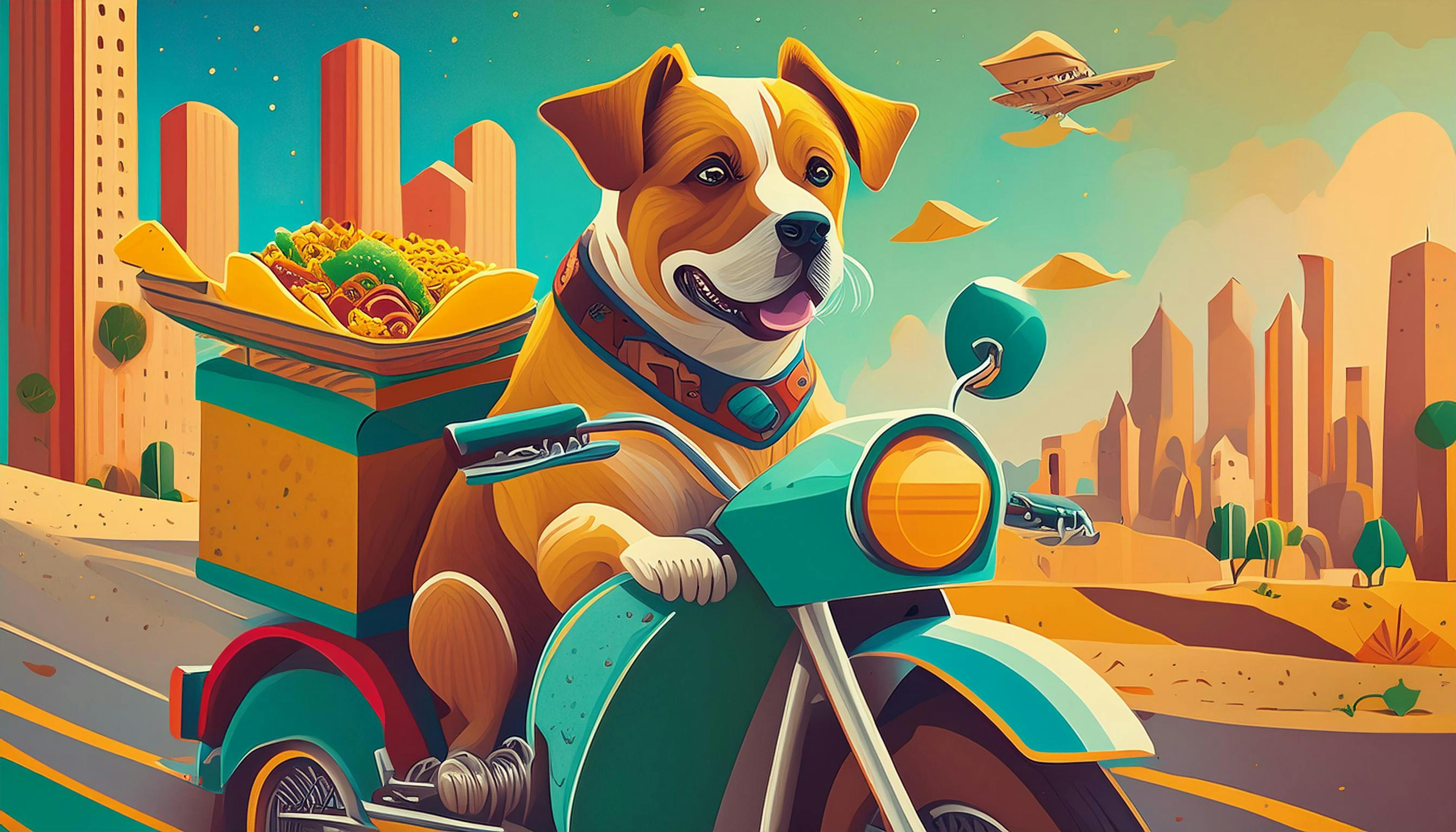 Why did the taco delivery service hire dogs? Because they knew every delivery would be 'paws-itively' on time!