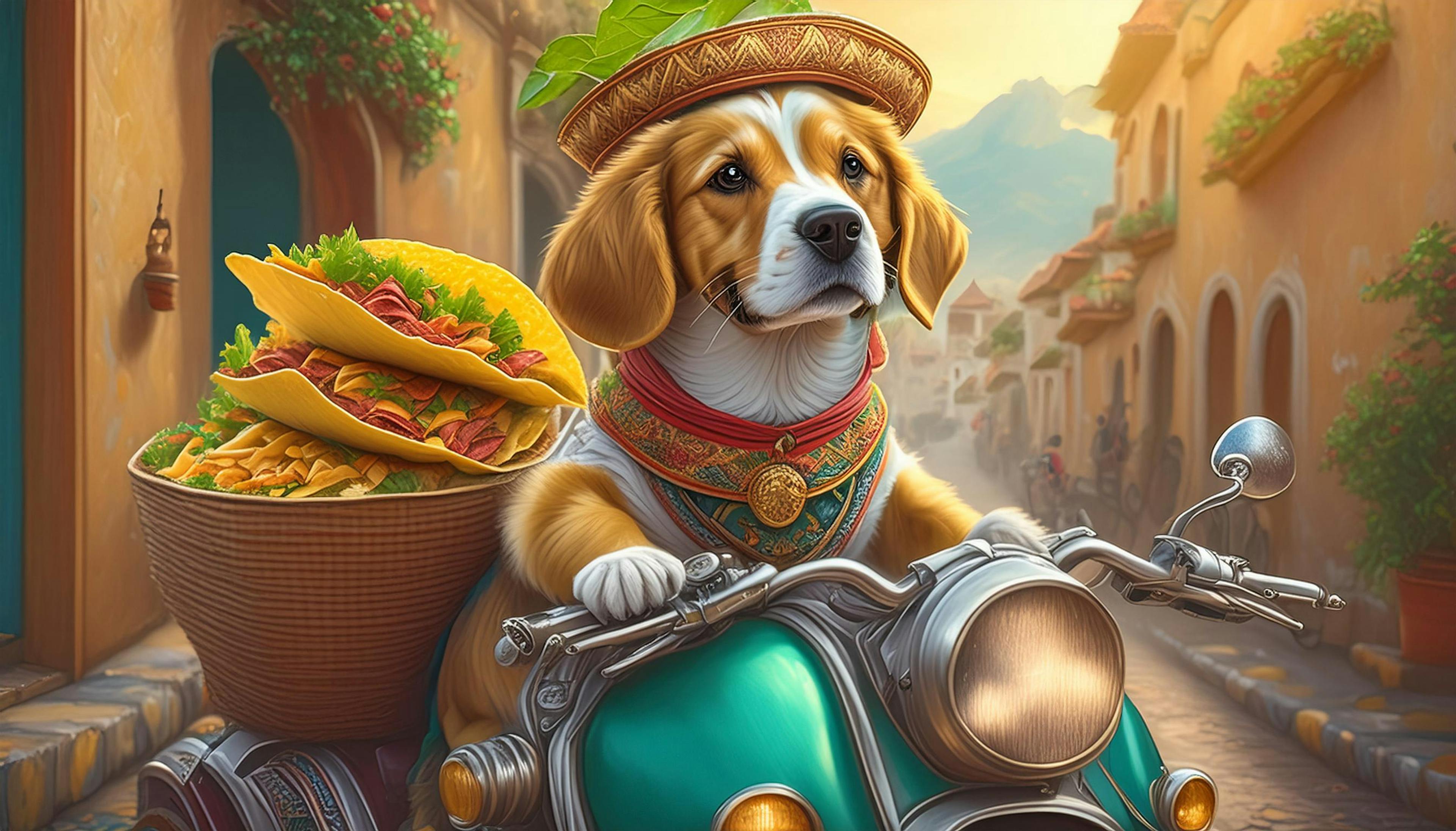 Why did the taco delivery service hire dogs? Because they always deliver with a side of 'pawsitive' energy and 'ruff-freshing' speed!