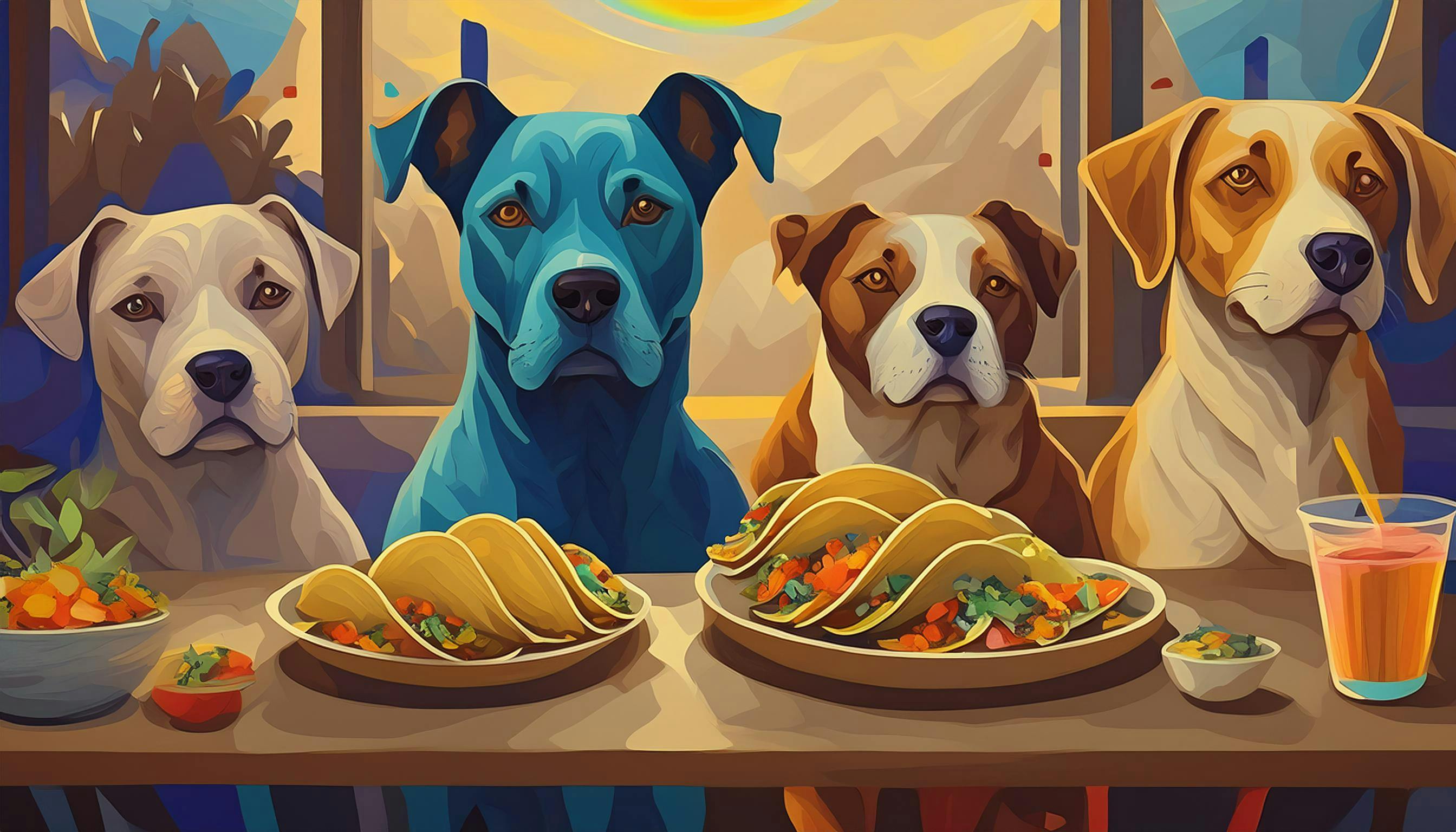 Why did the dog refuse to eat the taco? Because it was too "ruff" around the edges! 🌮🐶