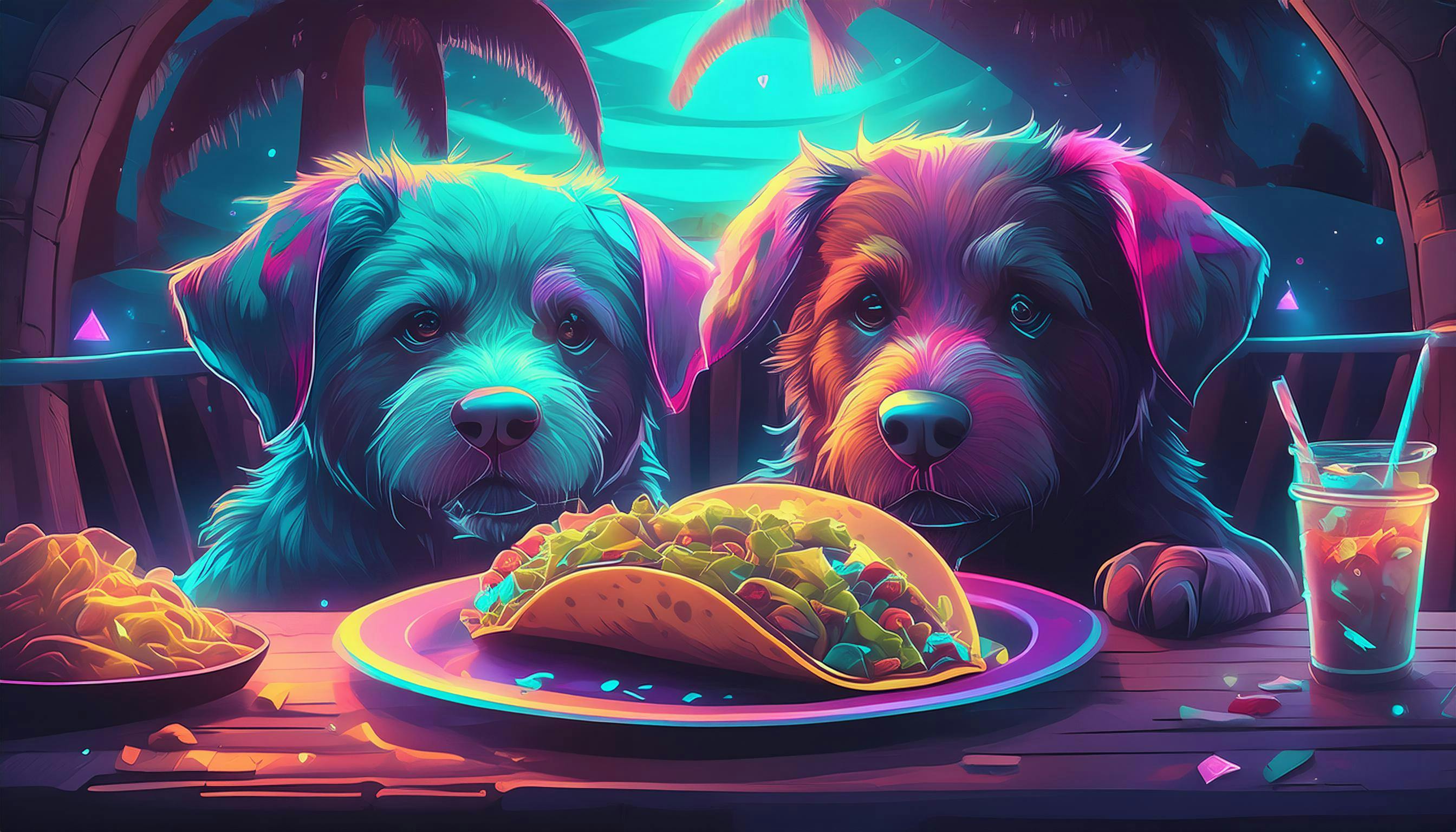 Why did the dog bring salsa to the taco party? Because he wanted to "paws" for a flavorful fiesta! 🌮🐾