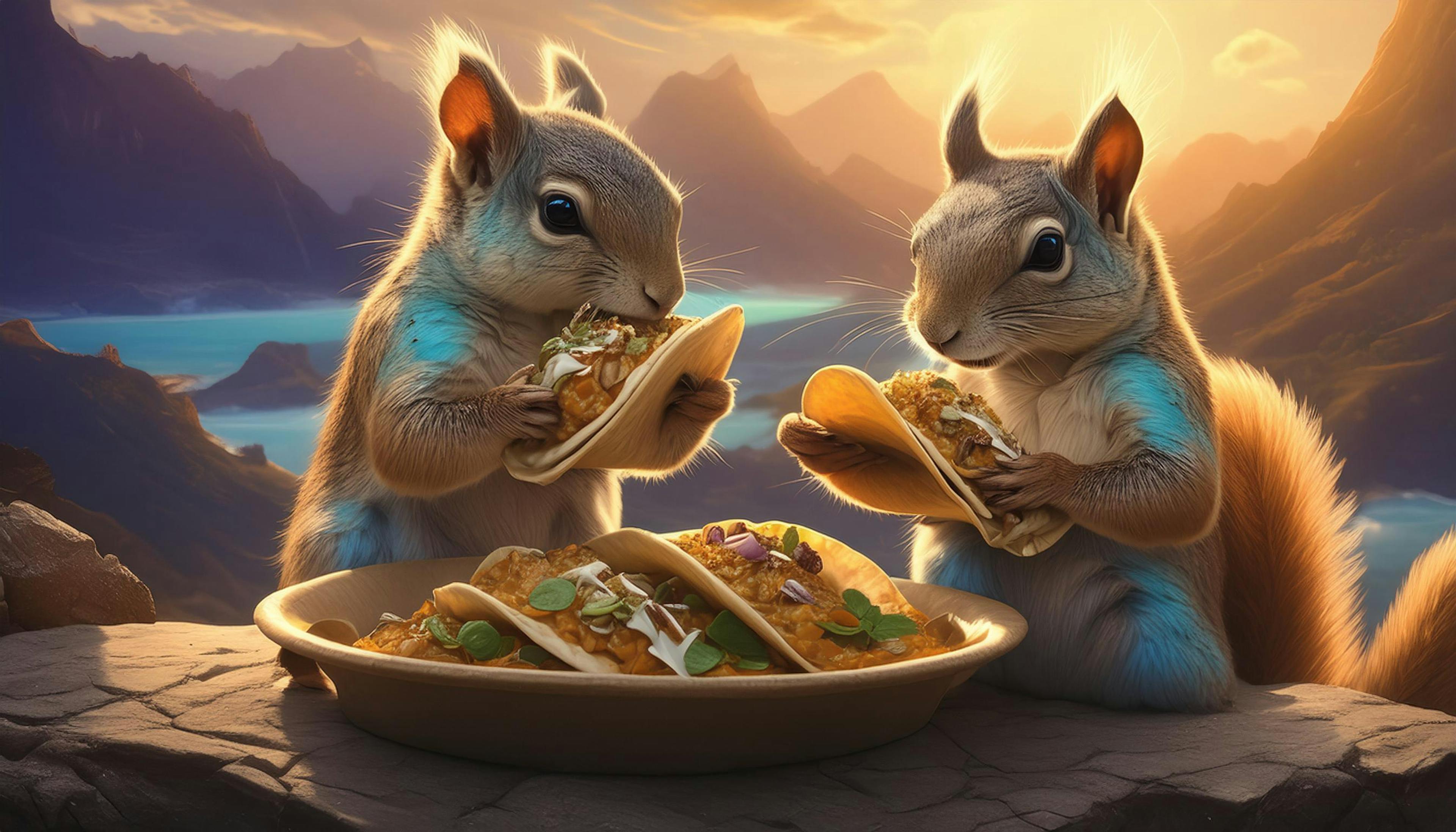 Why did the squirrel start eating tacos?  Because it wanted to turn its nuts into something a bit more "shell-filling"! 🌮🐿️