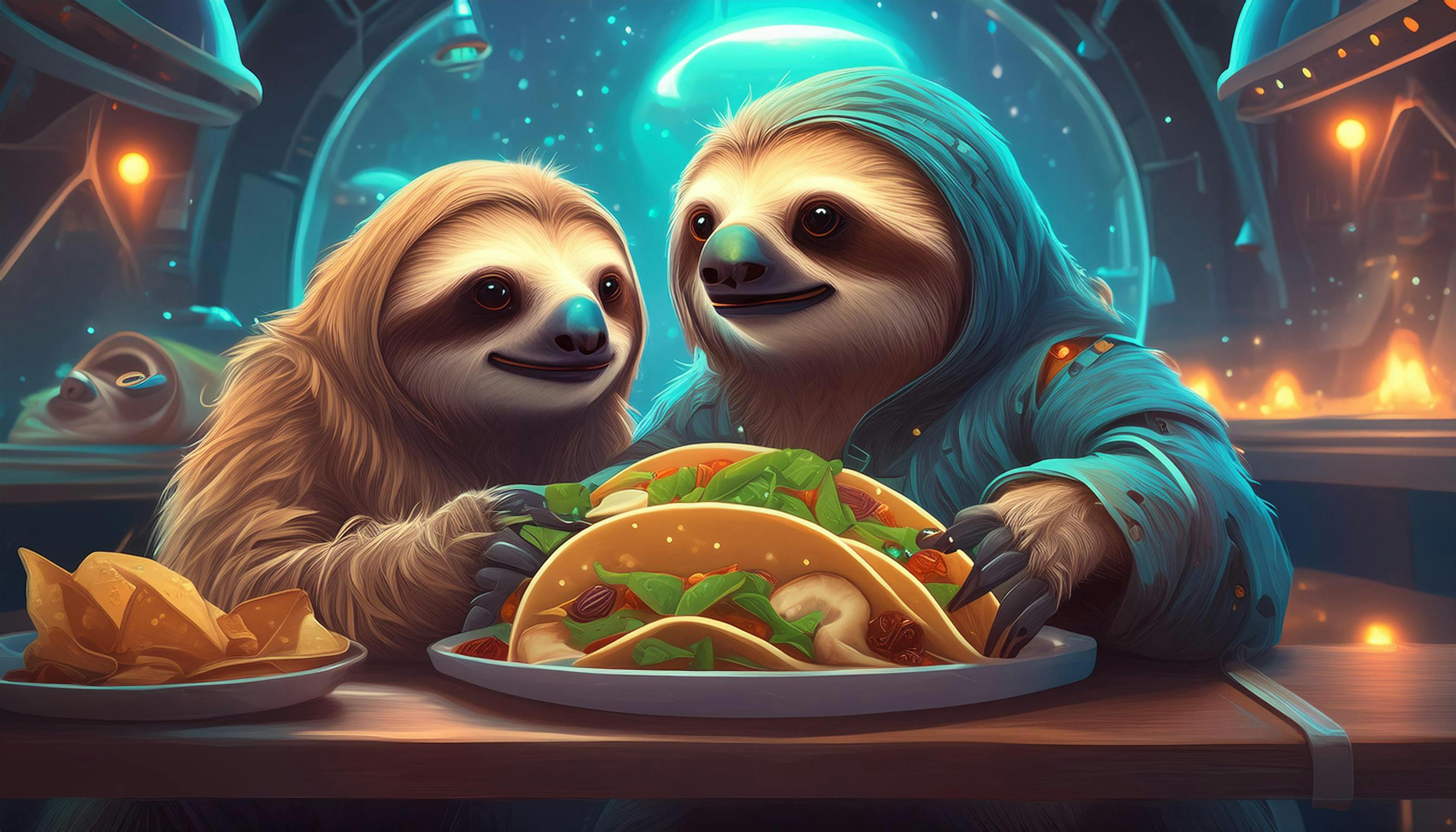 Why are sloths terrible at eating tacos?  Because by the time they finish one, it's already Taco Tuesday again! 🌮🦥