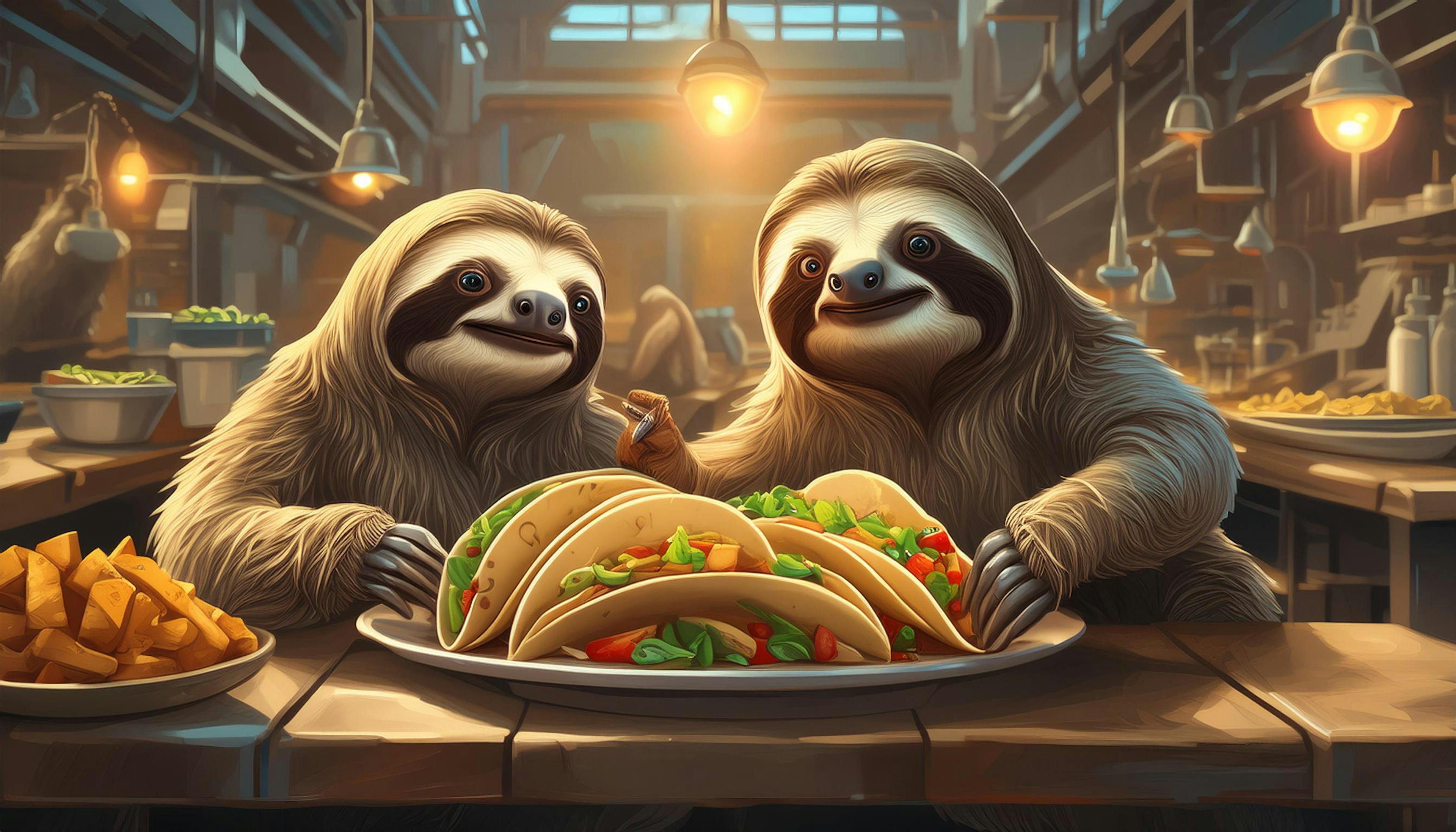 Why did the sloth order tacos?  Because they're the only food slow enough for its taste! 🌮🦥