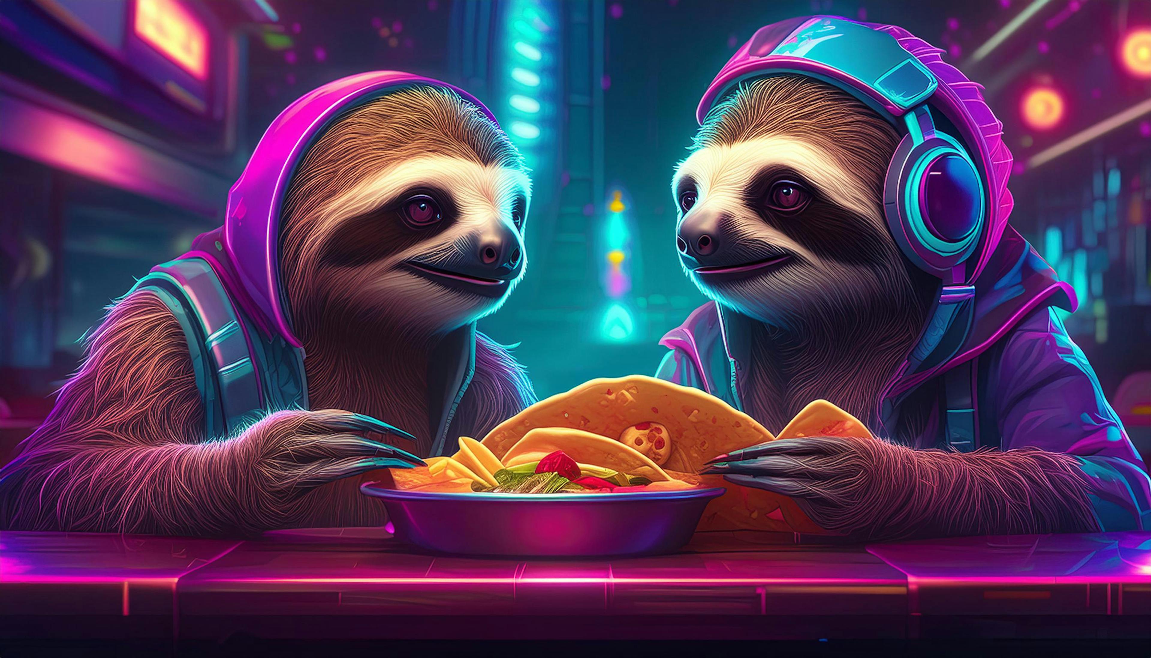 Why don't sloths make good taco chefs?  Because they're always too "slow-thful" to finish assembling them! 🌮🦥