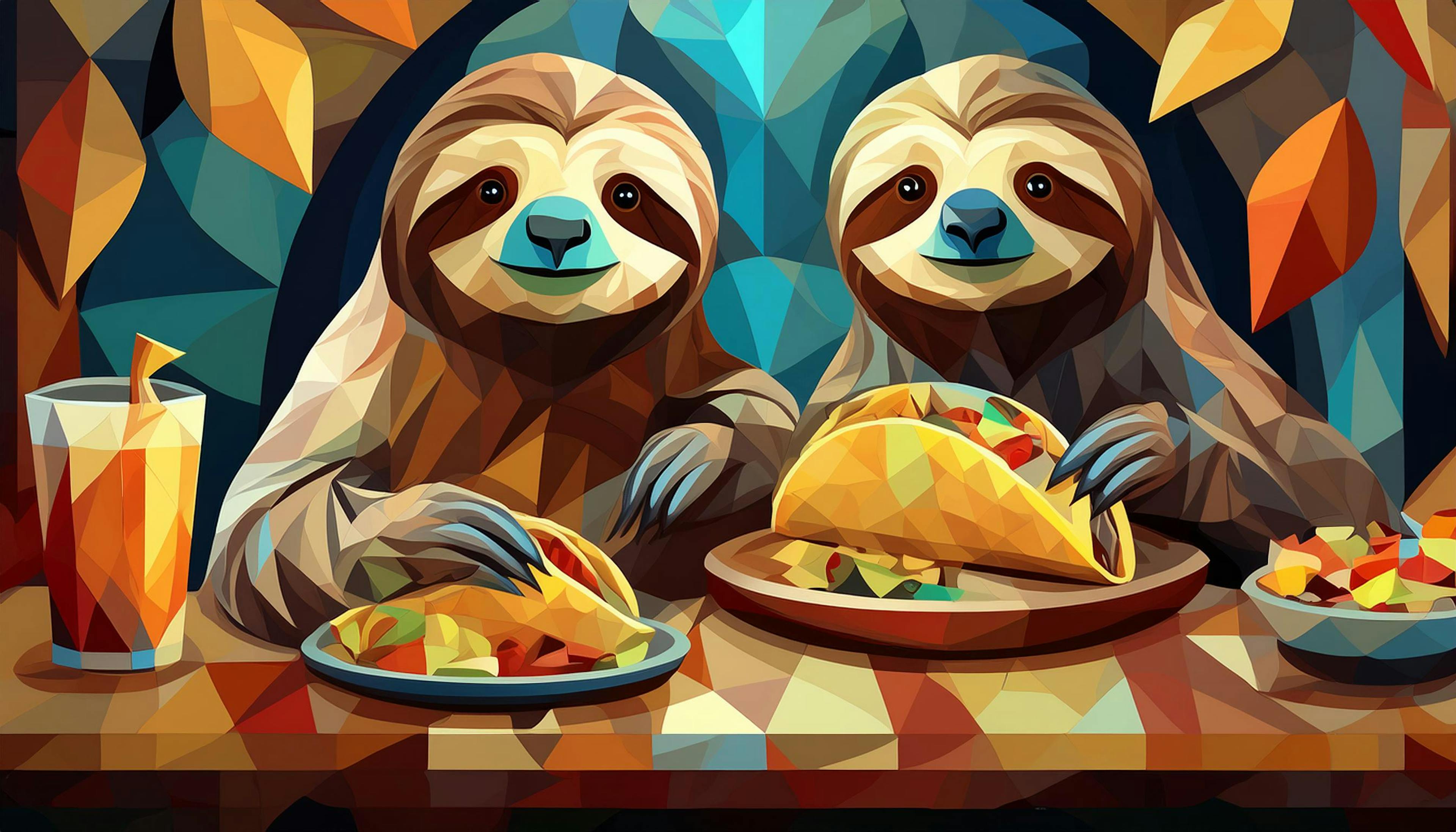 Why are sloths great taco eaters?  Because they always take it slow and "guac" it easy! 🌮🦥