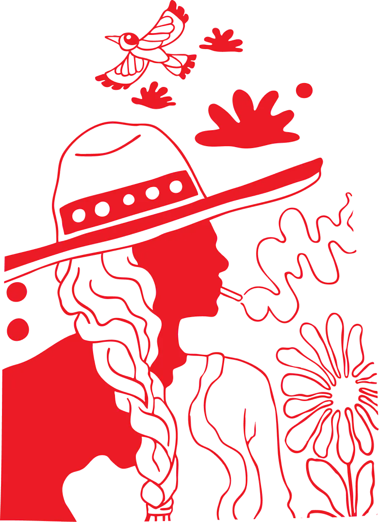 hand made painting illustration