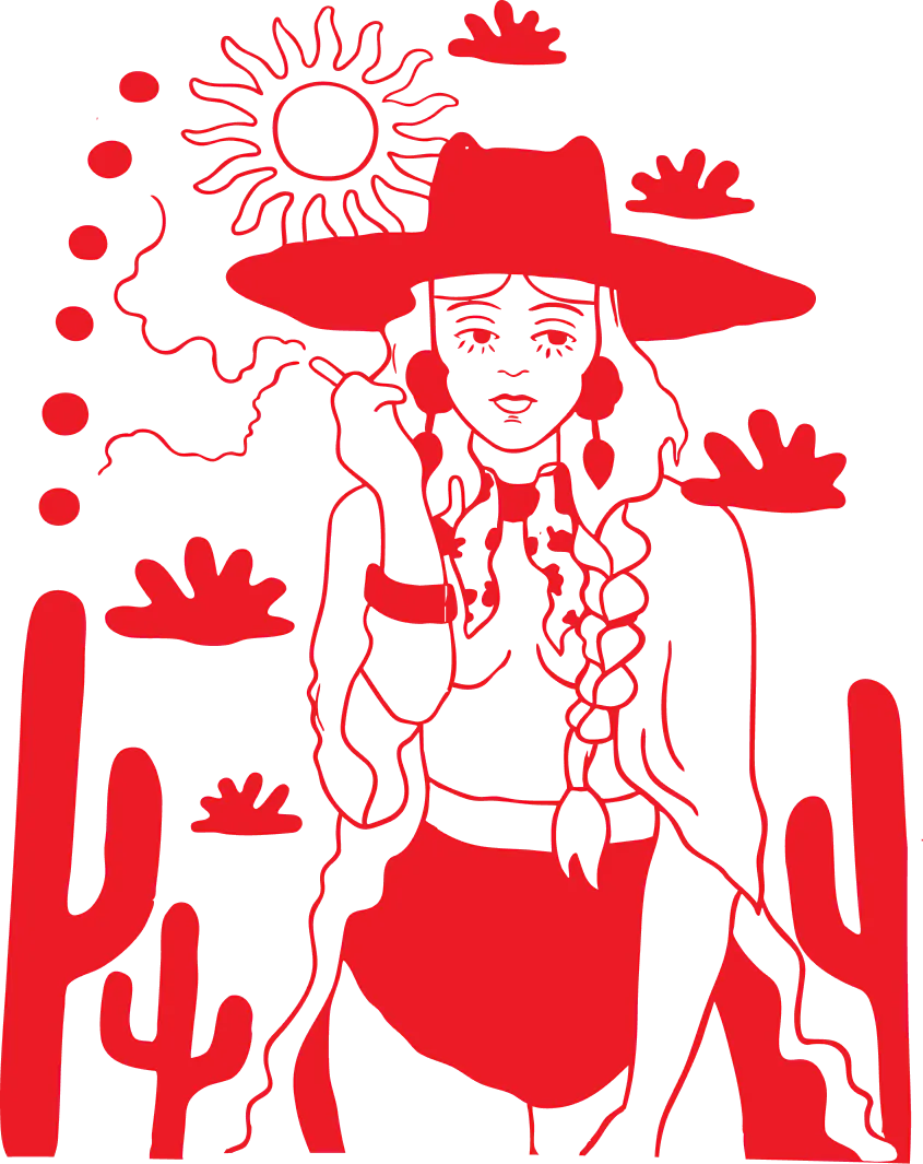 hand made painting illustration