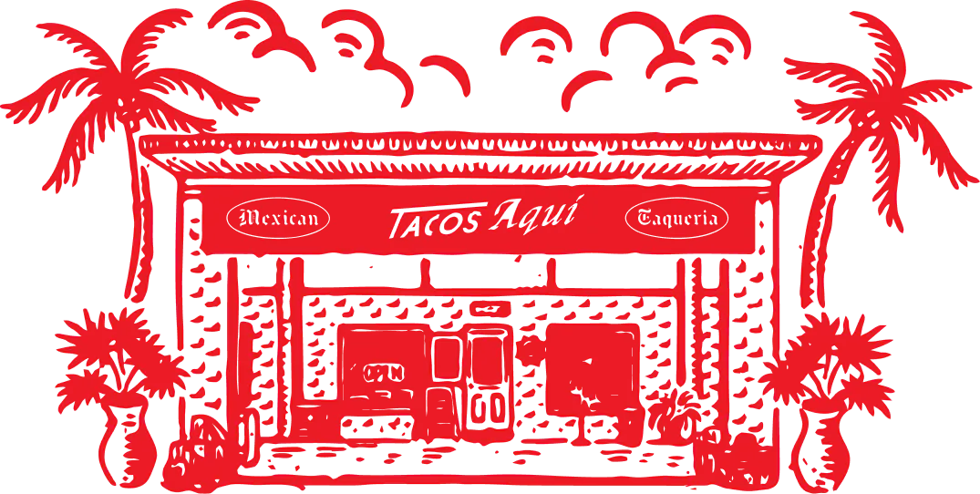 Tacos Aqui illustration