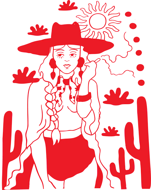 hand made painting illustration