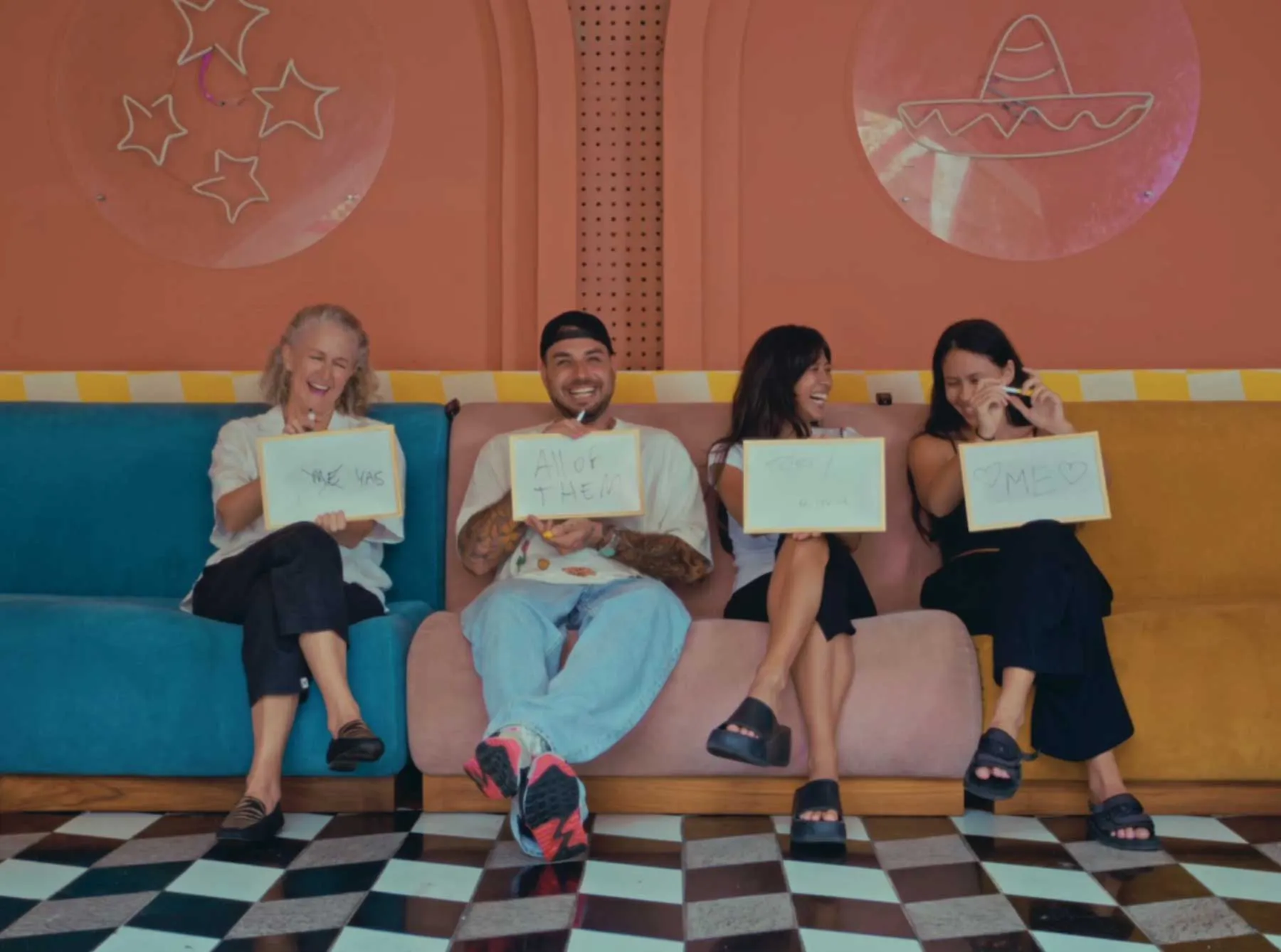 Host seat video with the owners