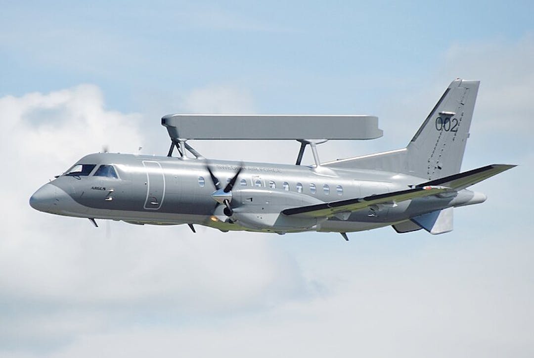 SAAB 340/ASC890 long-range radar detection and control aircraft