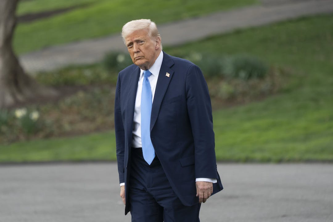 Donald Trump walking