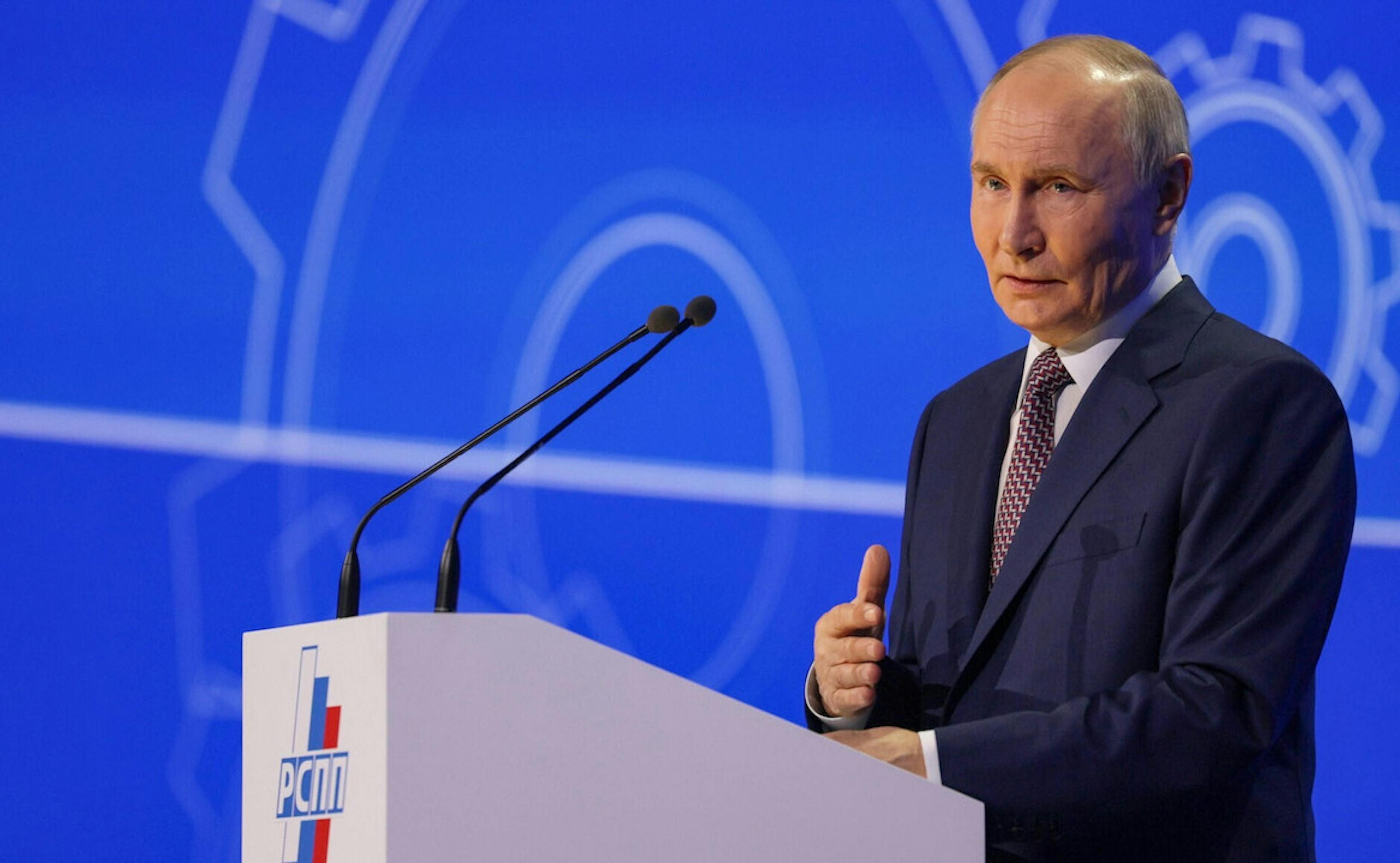 Vladimir Putin speaking 