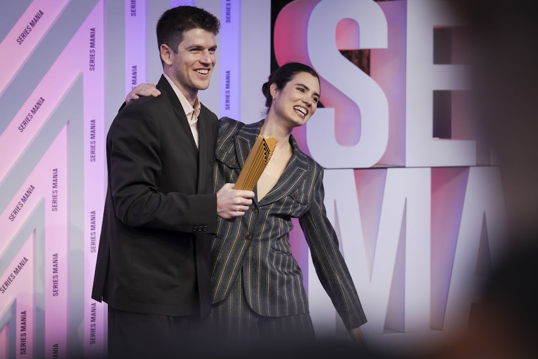 Actors Miguel Bernardeau and Loreto Mauléon of "Querer".