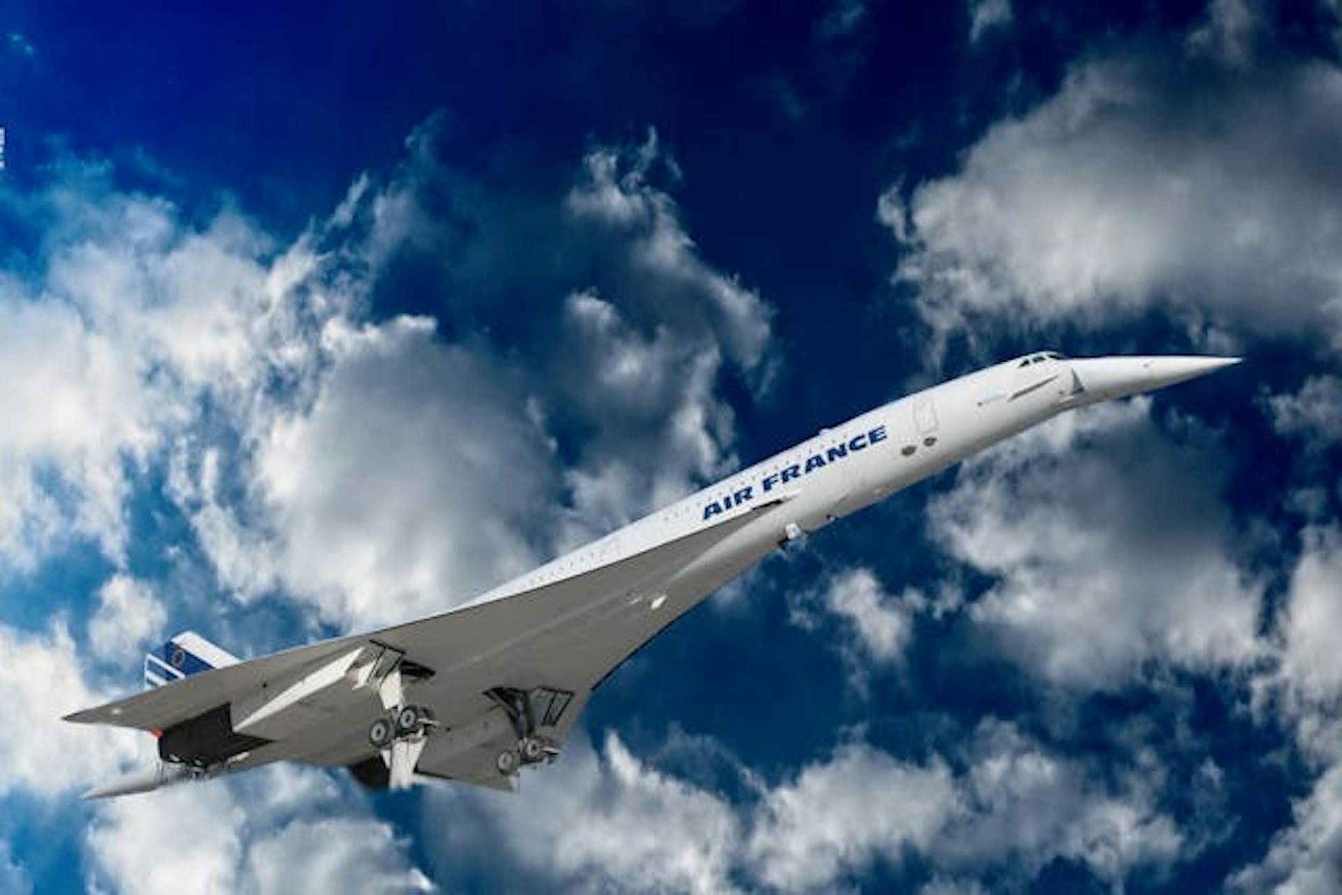 An Air France Concorde in flight. Photo: Franz Hermann