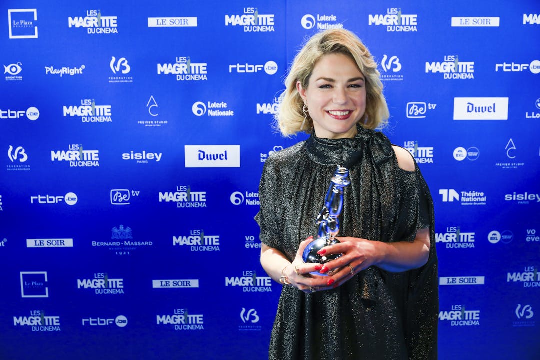 Actrice Emilie Dequenne bij de Magritte-prijsuitreiking. Foto: Nicolas Landemard