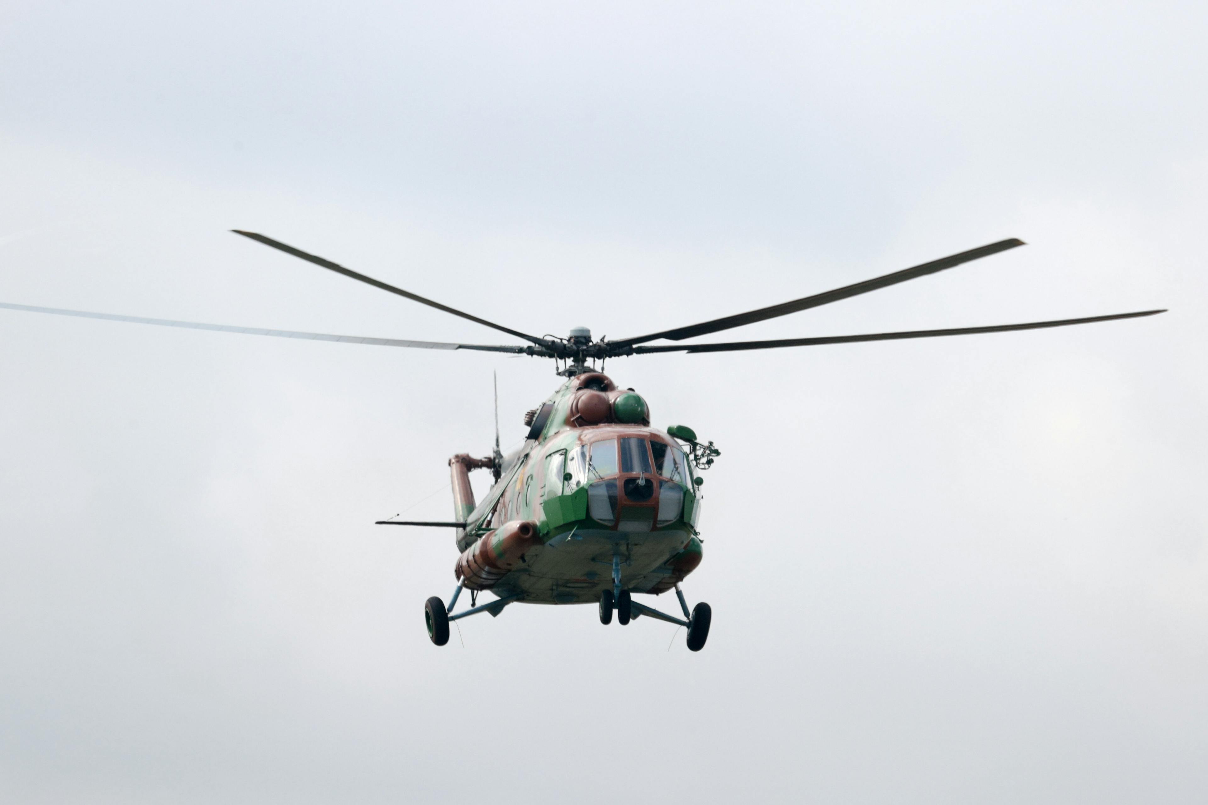 Russian Mi8 military helicopter. Photo: Alexey Belkin