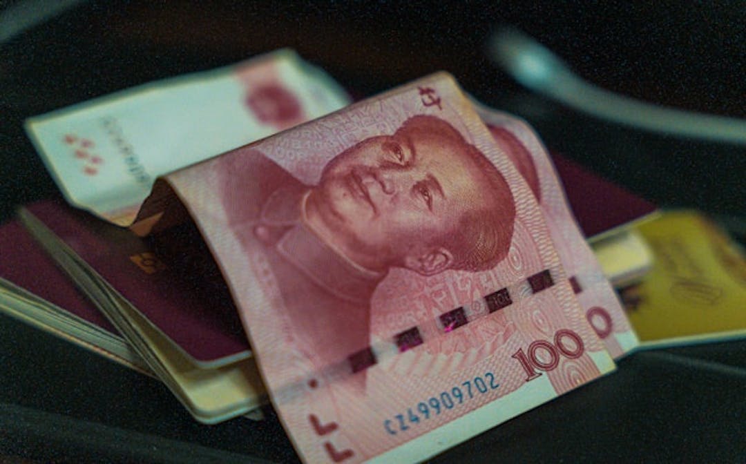 Billets de banque et passeports chinois