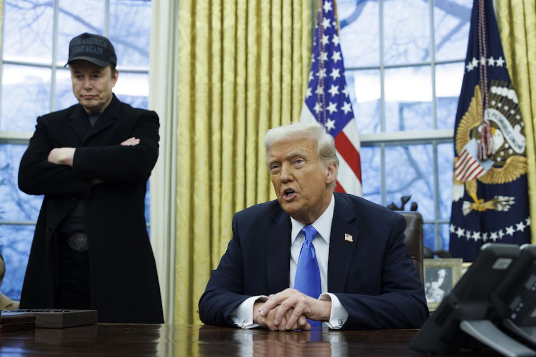 Musk and Trump at white house 