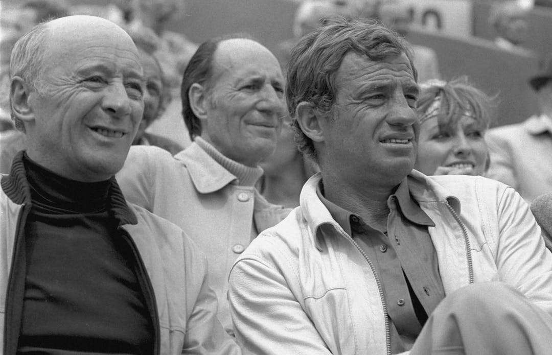French movie star Michel Audiard Jean-Paul Belmondo