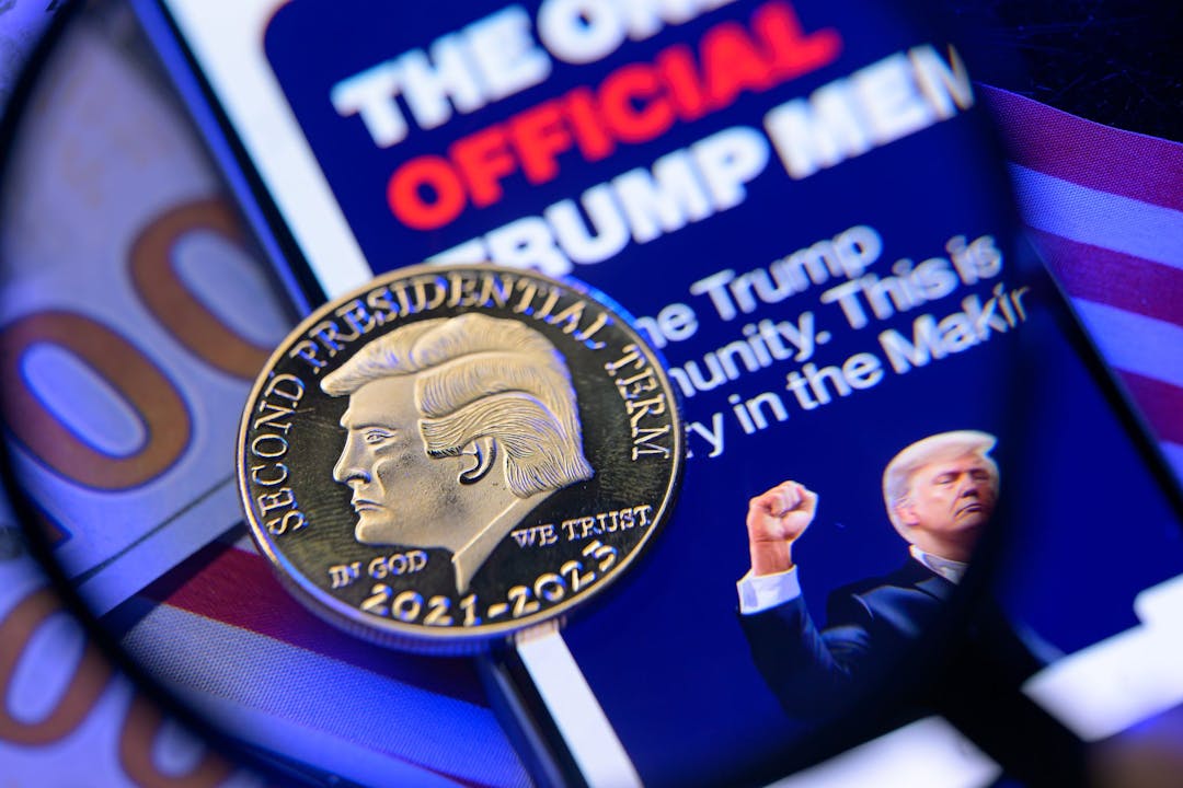 Donald Trump coin meme Truth Social