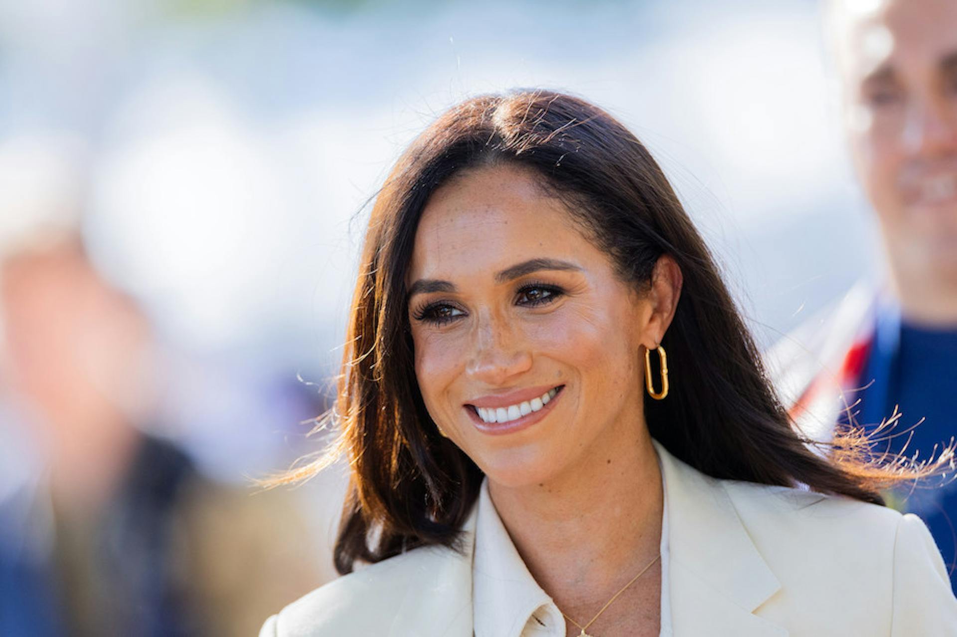 Meghan Markle smiling 