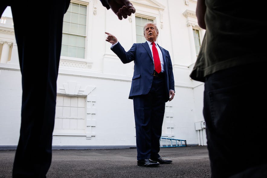 Donald Trump speaking