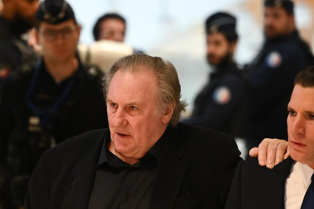 Gérard Depardieu and his lawyer