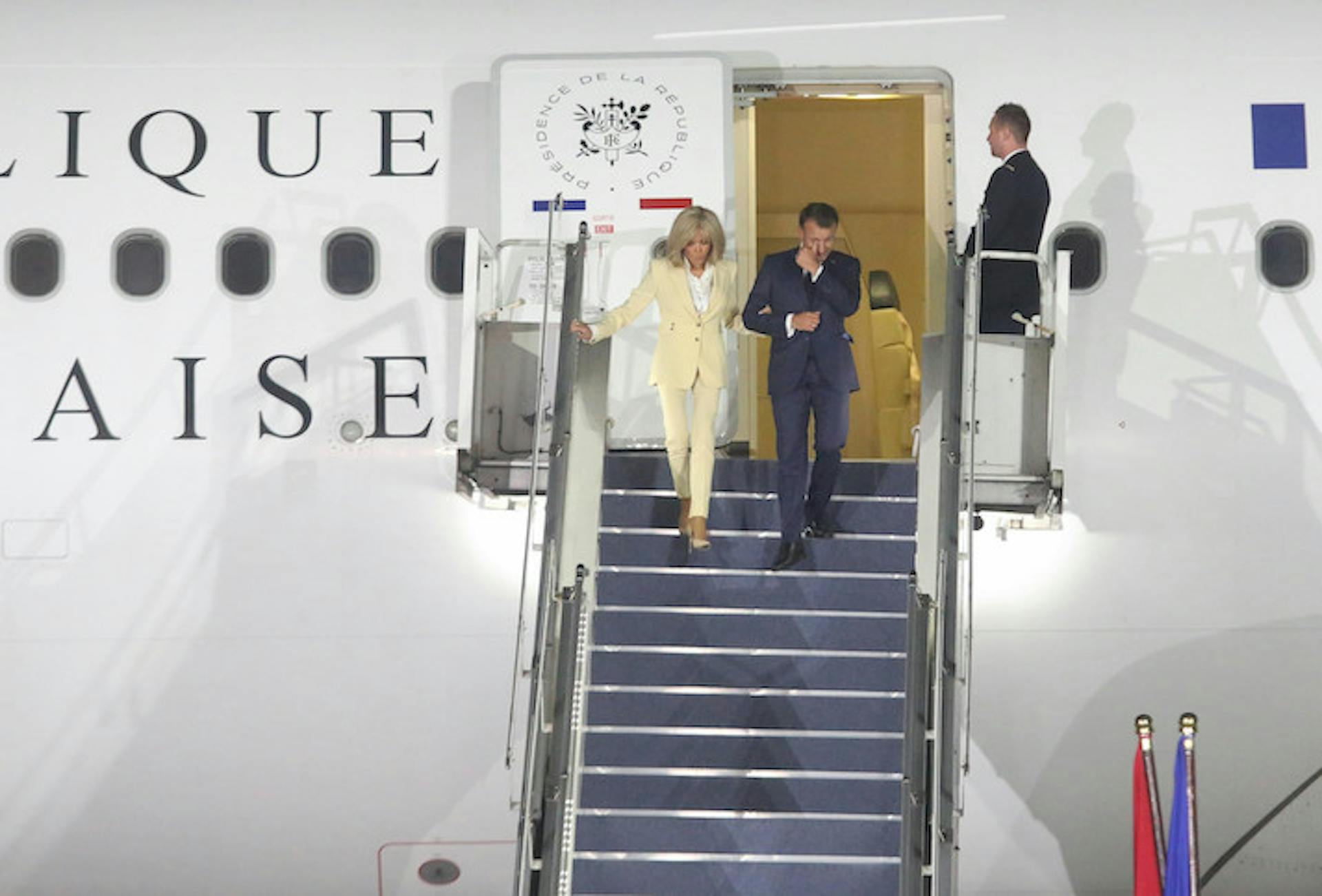 Emmanuel et Brigitte Macron