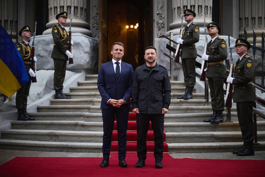 Macron et Zelensky