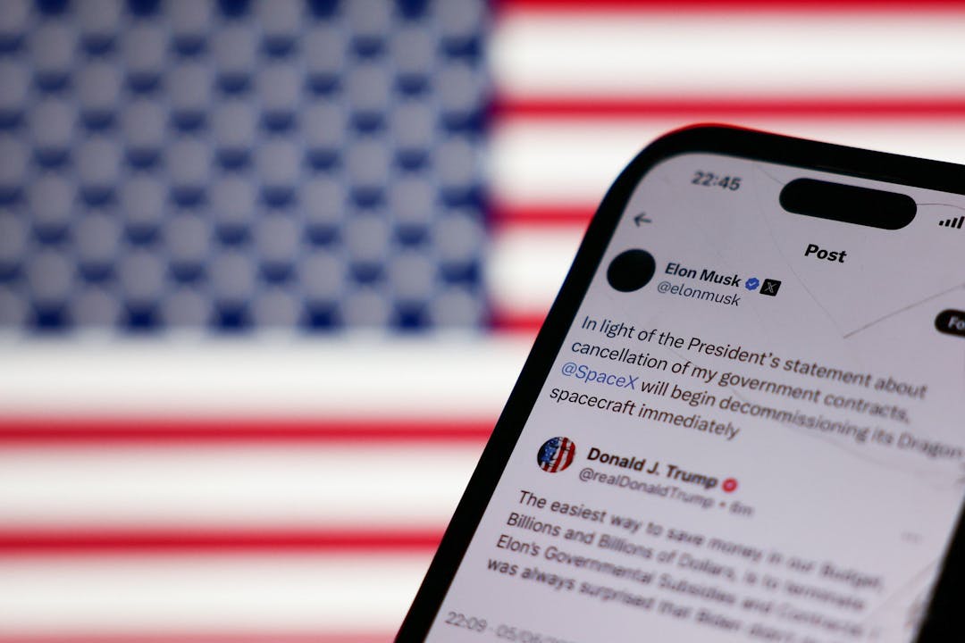 Implosion betweek Trump and Musk