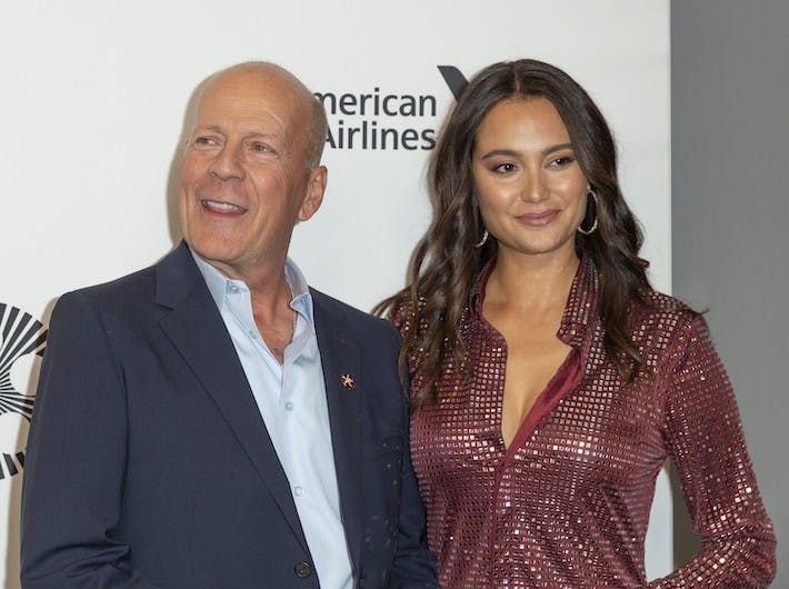 Bruce Willis and his wife