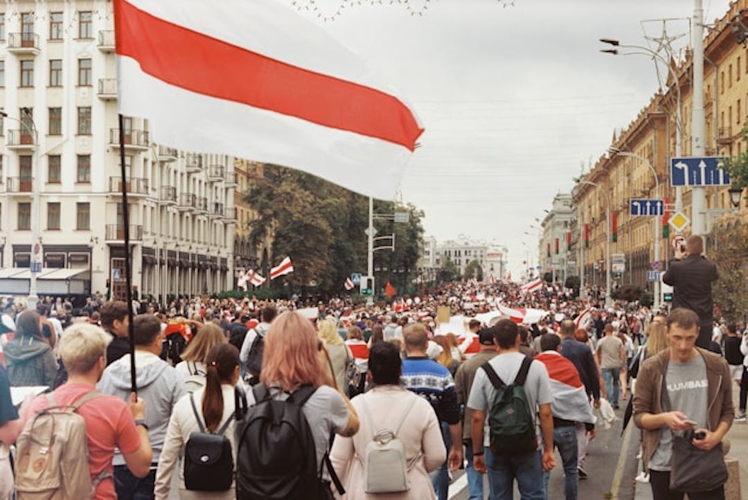 Demonstration in Belarus