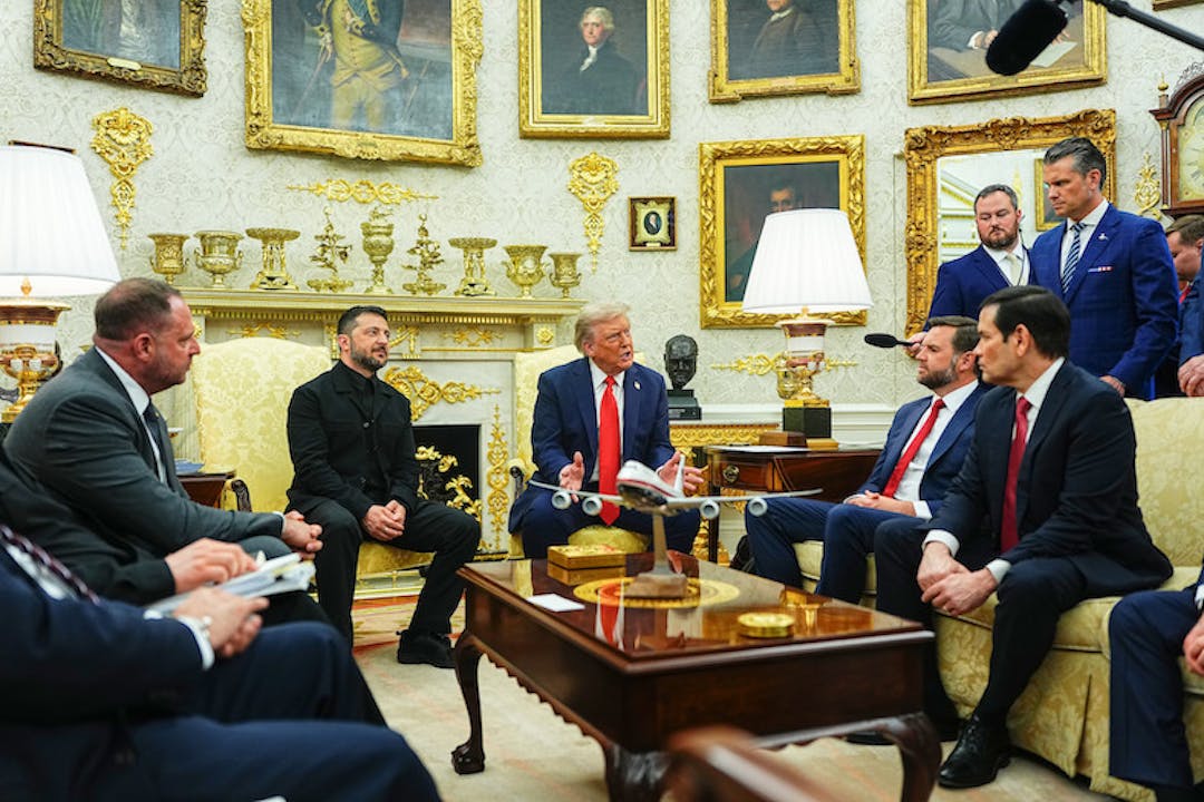 Trump and Zelensky at White House