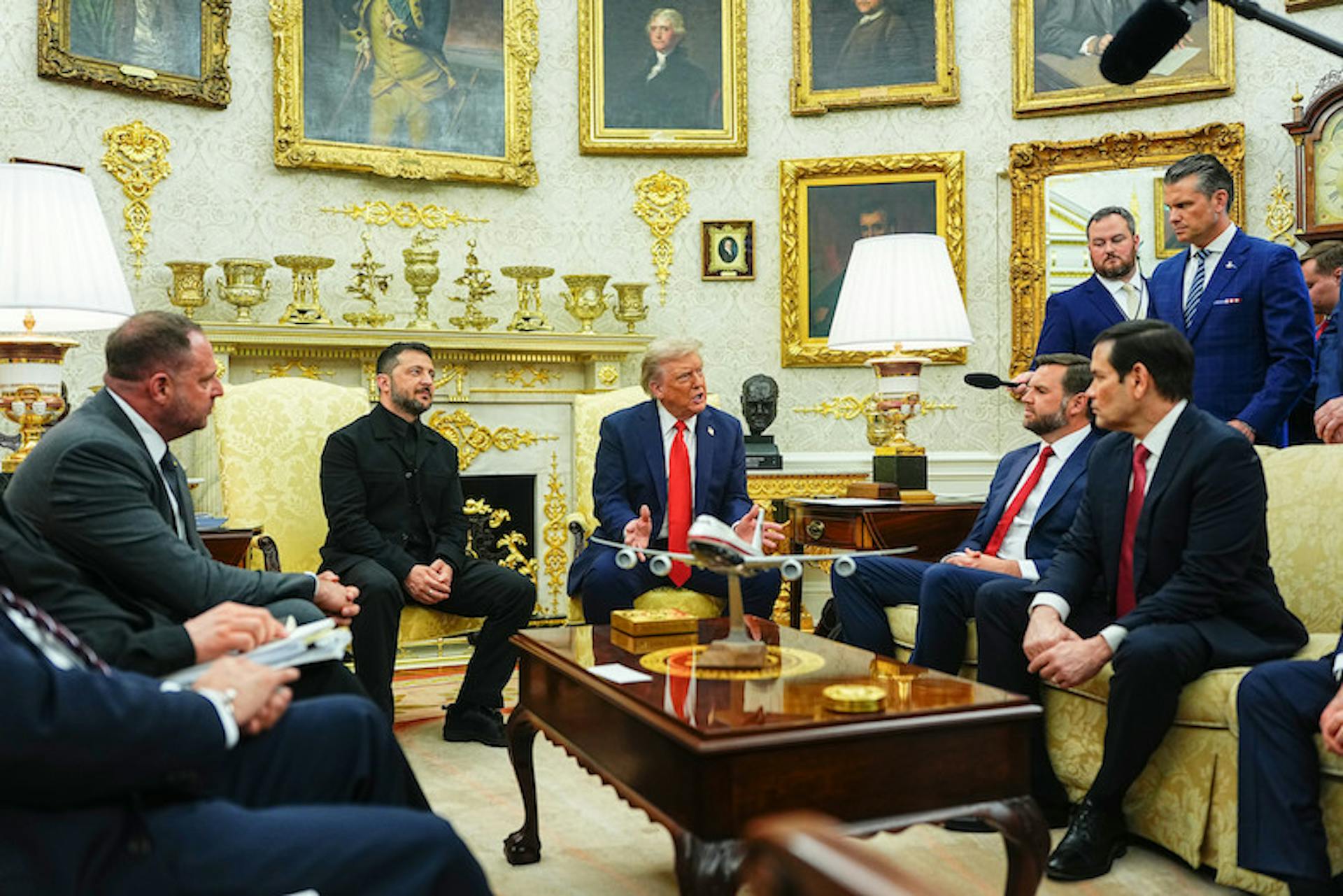 Trump and Zelensky at White House