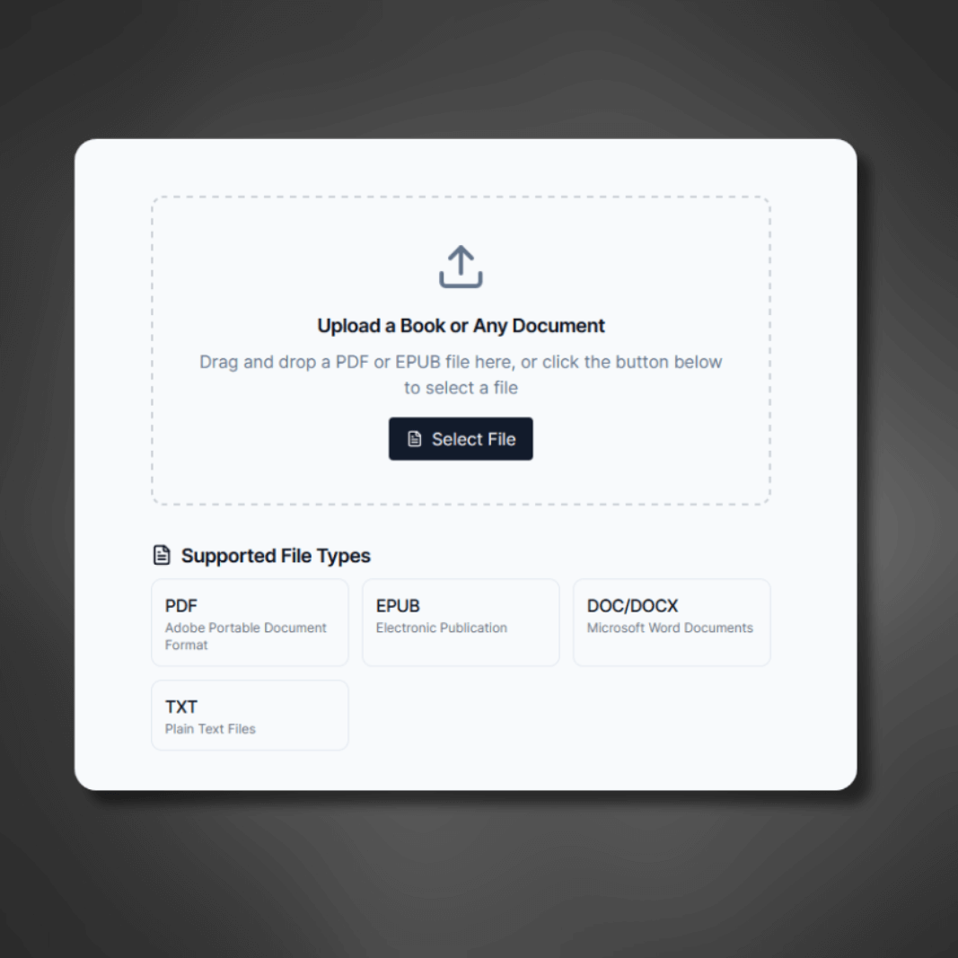 Upload Your PDF Document