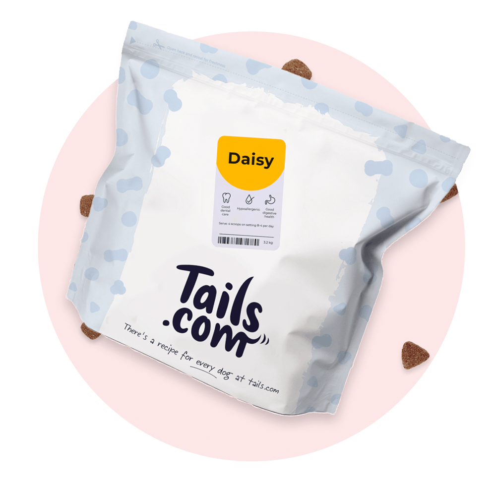 Tailor-made kibble with ingredients
