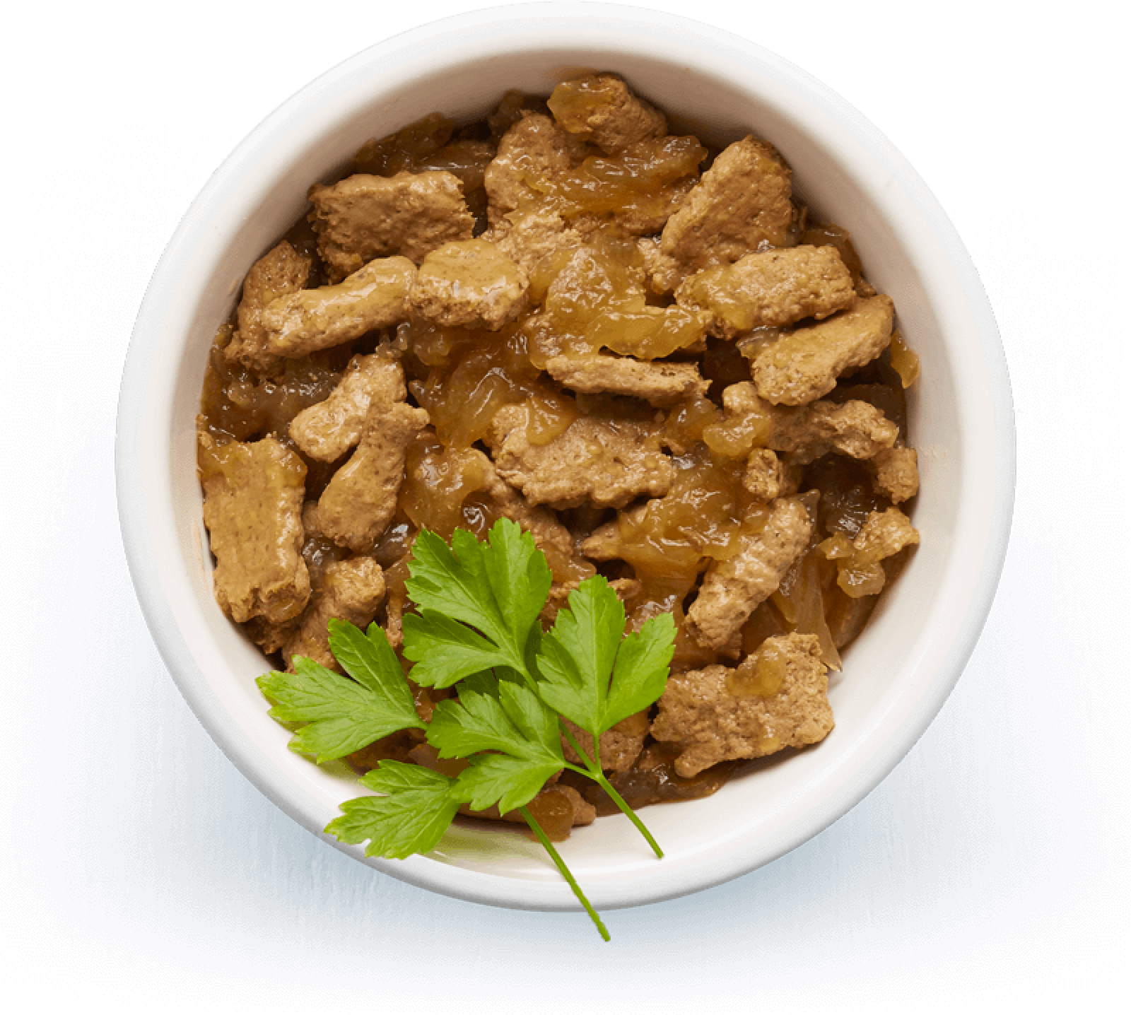 An image of Tails wet food. Slow-cooked fillets with chicken & duck in delicious jelly.