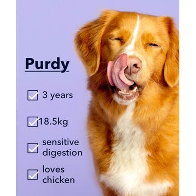 Purdy licking lips with tick list