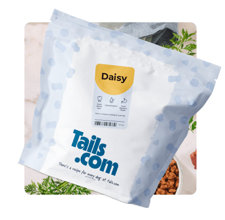 
                        
                            Packaging of the tails.com dry food
                        