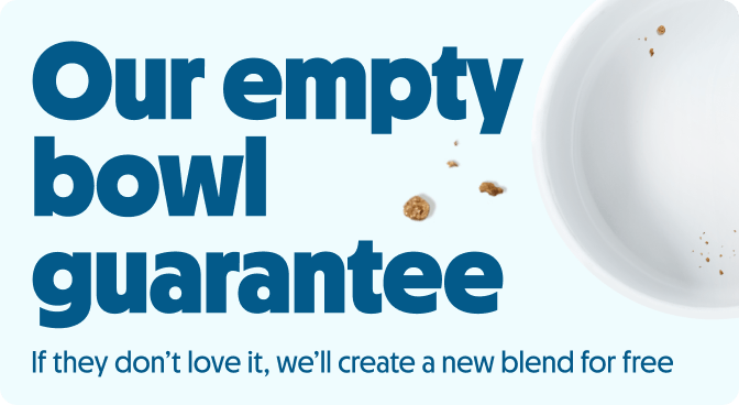 Our empty bowl guarantee