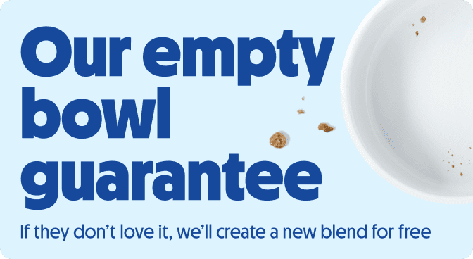 Our empty bowl guarantee