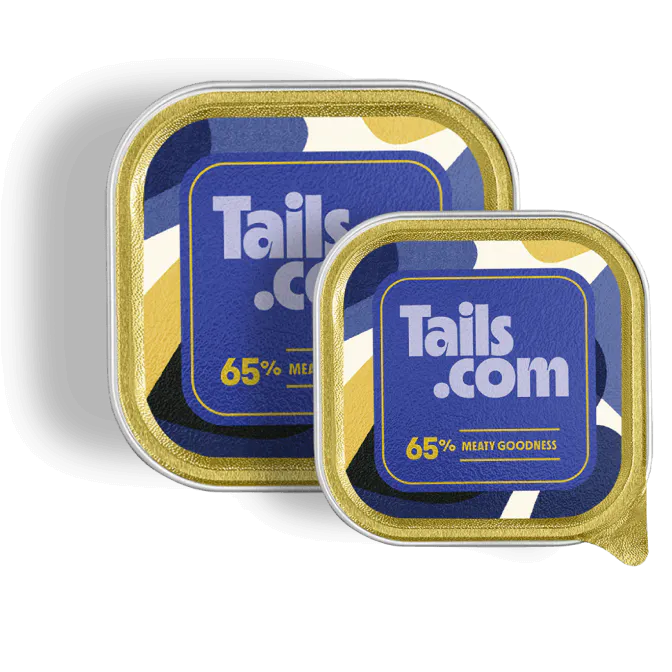 Premium wet food available in two sizes