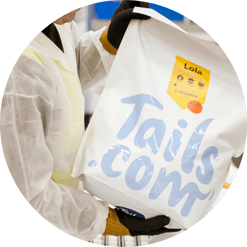 Nachhaltige tails.com Verpackung