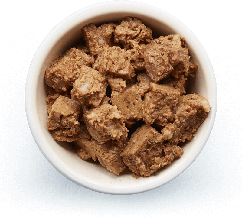 An image of Tails wet food. Tender pâté with chicken and rice.