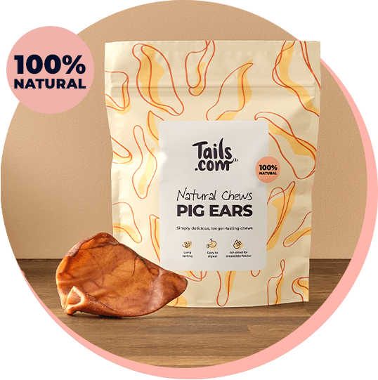 Natural chews pig ear packaging