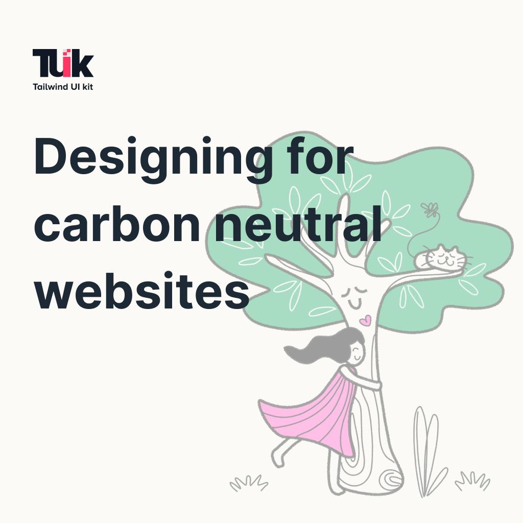 Designing for carbon neutral websites Main Image