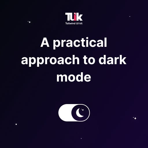 a practical approach to dark mode main image