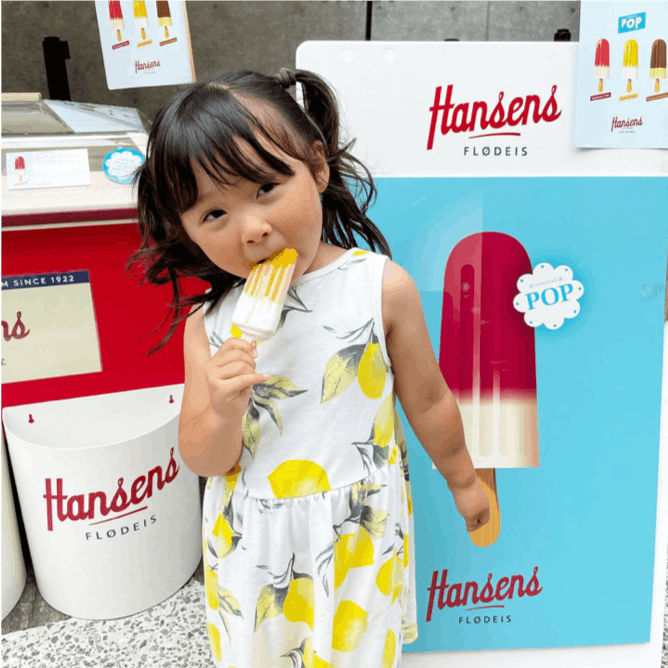 Hansens organic hand-dipped popsicles received a lot of attention in Japan