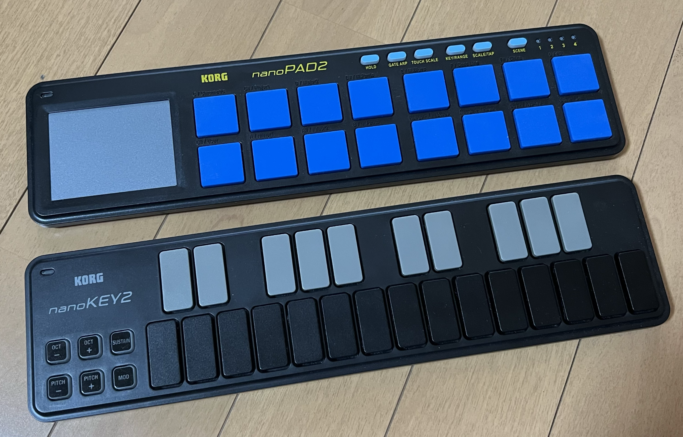 Korg nanoKEY2とnanoPAD2